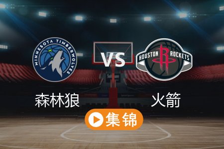 2月22日 NBA 森林狼 115-121 火箭 全场集锦回放 2025常规赛